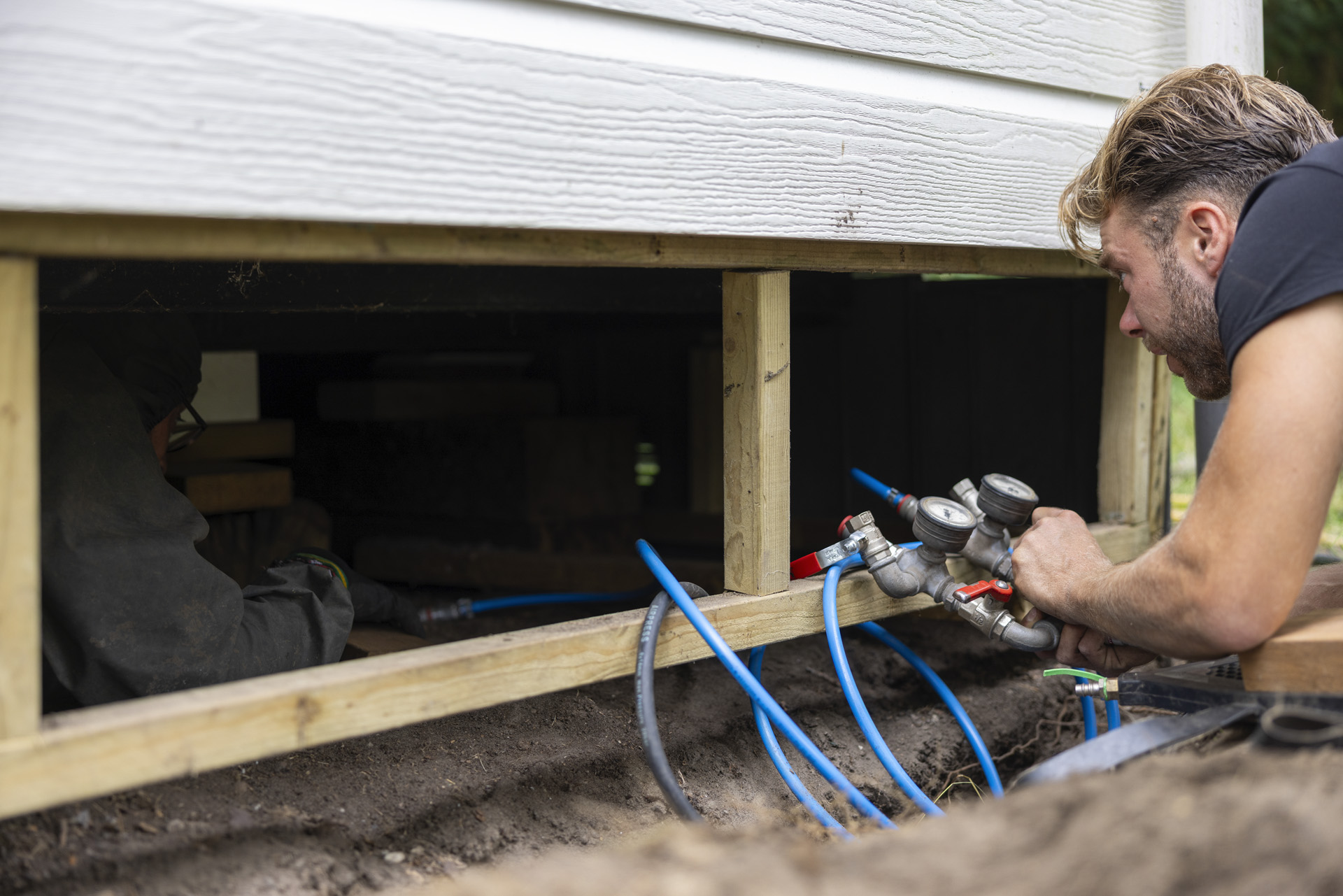 Stacaravan waterpas stellen door Smit Recreatie 52